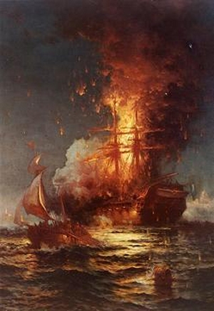 1804 - Burning of the Philadelphia