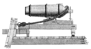 Britische Carronade um 1815.